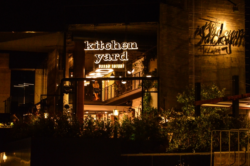 Kitchen Yard on Saturday Night